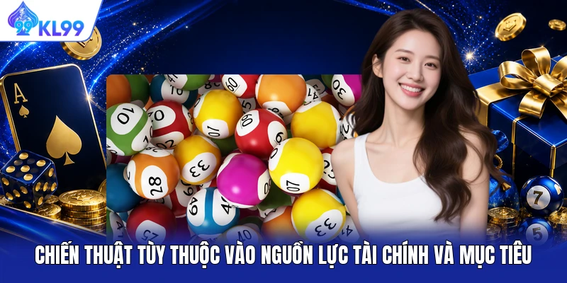 Chiến thuật tùy thuộc vào nguồn lực tài chính và mục tiêu